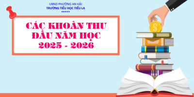 Các khoản thu đầu năm học 2025 - 2026