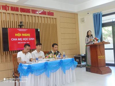 Hội nghị cha mẹ học sinh năm học 2023 - 2024